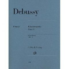 HENLE DEBUSSY Piano Works Volume 1 (klavierwerke Band I) Urtext