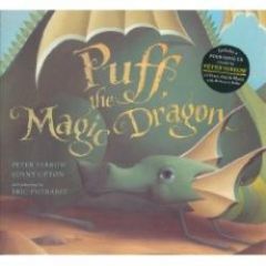STERLING PUFF The Magic Dragon Children's Picture Book With Cd Peter Yarrow
