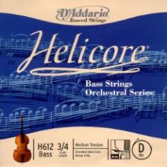 HELICORE D-NICKEL Wound Medium Tension 3/4 Bass String