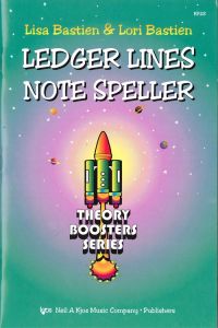 BASTIEN PIANO THEORY Boosters Series Ledger Lines Note Speller By Lisa & Lori Bastien