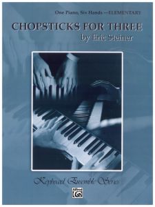 ALFRED CHOPSTICKS For Three By Eric Steiner For Piano Trio,1 Piano 6 Hands