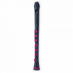 NUVO RECORDER+ (baroque Fingering), Black/pink With Hard Case